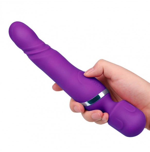 Mizzzee Irina Dual-Head AV Massager (Chargeable - Purple)